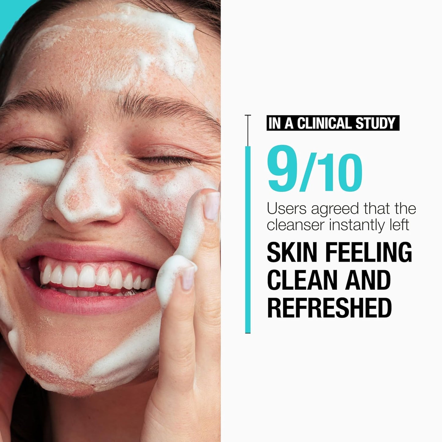 Neutrogena Crema ultra suave a espuma para piel sensible, limpiador facial suave sin fragancia, cuidado de la piel hipoalergénico, removedor de maquillaje no comedogénico, 8.5 onzas