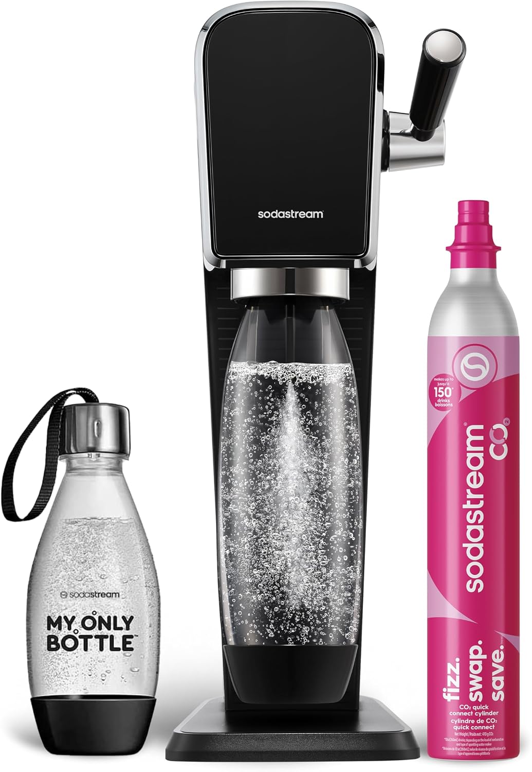 SodaStream - Fabricante de agua con gas ART | Kit de inicio | Siste...
