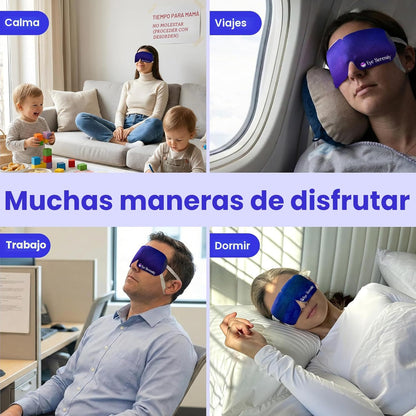 Compresa Térmica Autocalentable para Ojos Secos, Máscara de Vapor p...