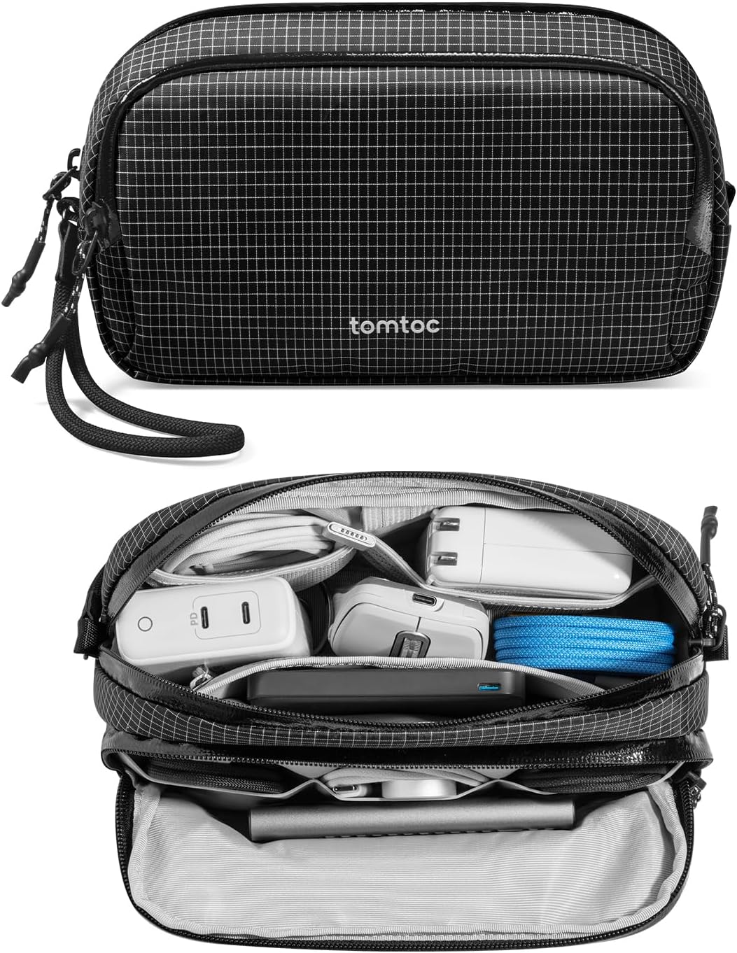 tomtoc Organizador Electrónico de Viaje Performance, Bolsa de Almac...