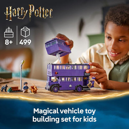 LEGO Harry Potter Knight Bus Adventure - Juguete de construcción para niños, niños y niñas, a partir de 8 años - Autobús icónico de Harry Potter y el prisionero de Azkaban - con 5 minifiguras - Idea
