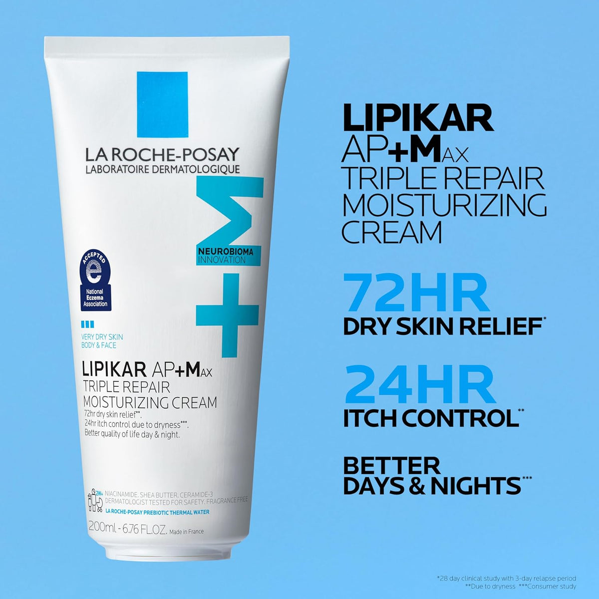 La Roche-Posay Lipikar AP+ - Crema hidratante triple reparadora, lo...