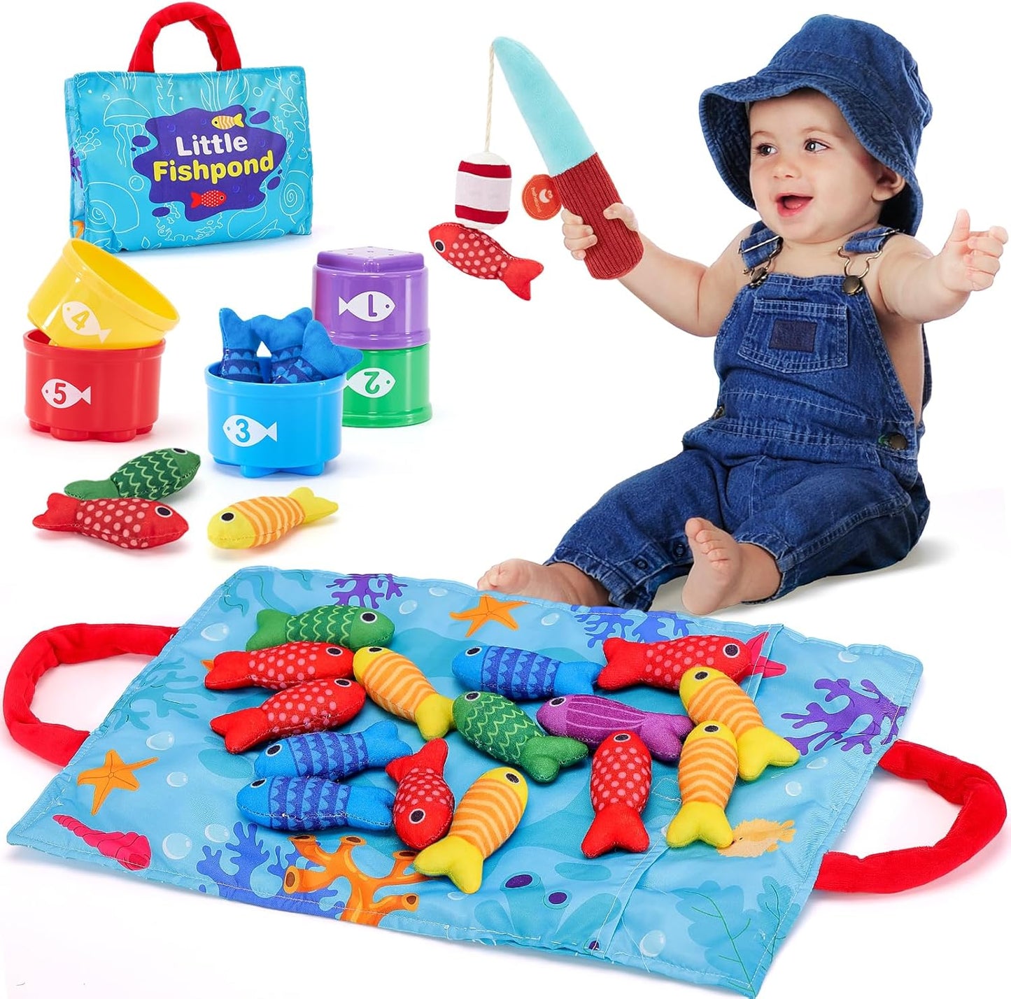 hahaland Juguetes Montessori para niño de 1 año, regalo de cumpleañ...