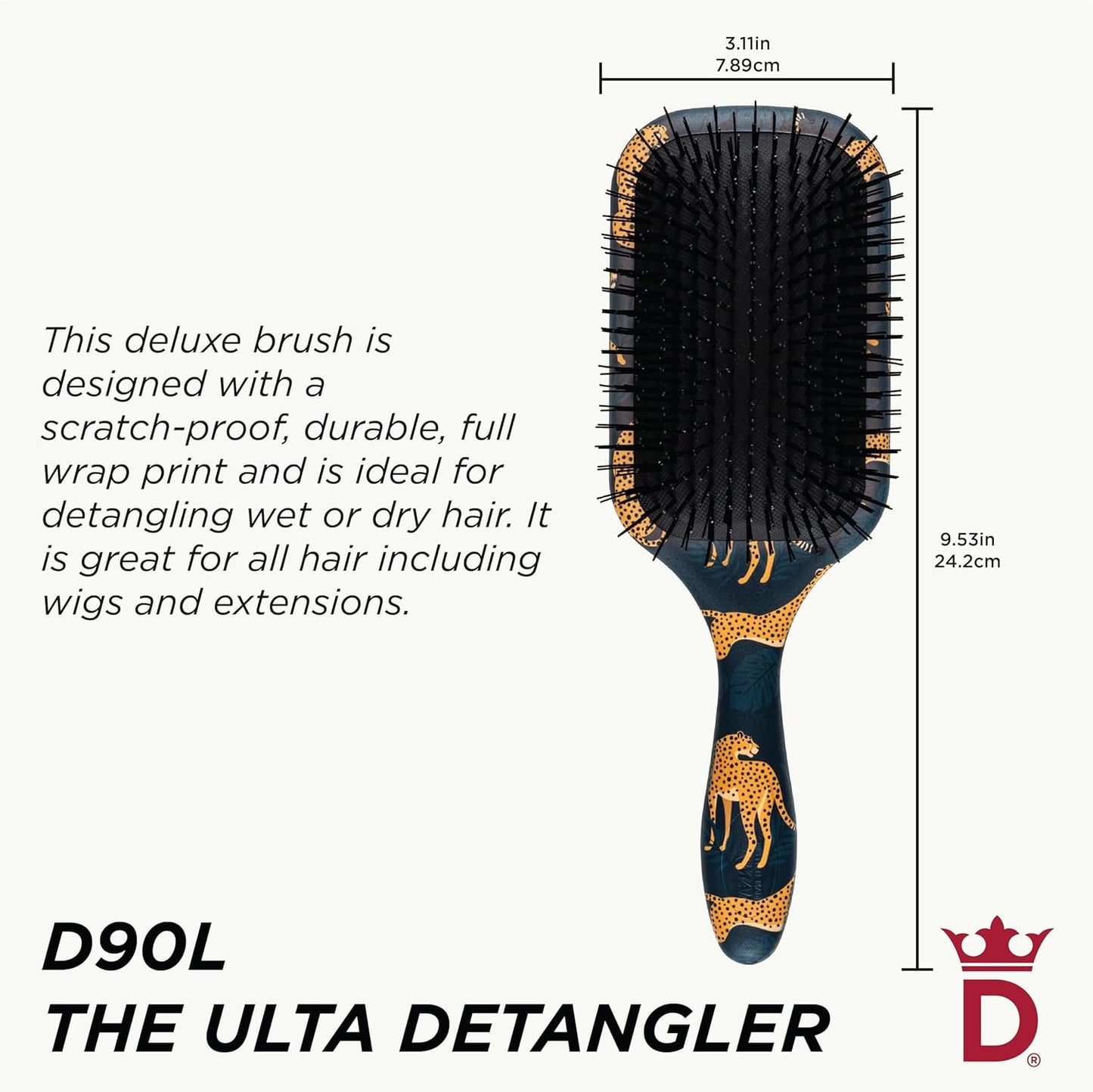 Denman Denman D - Cepillo para domador de enredos (90 L)