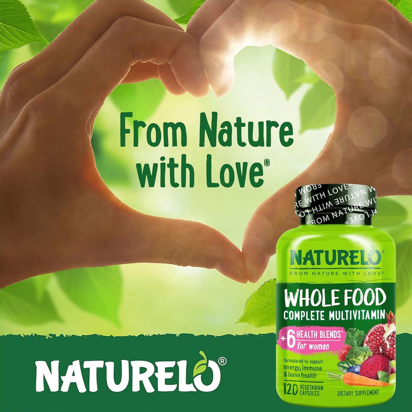 NATURELO Multivitamínico de Alimentos Integrales para Mujeres - con...