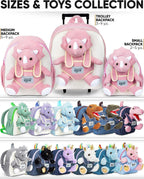 Naturally KIDS Maleta para niños pequeños con peluche Triceratops d...