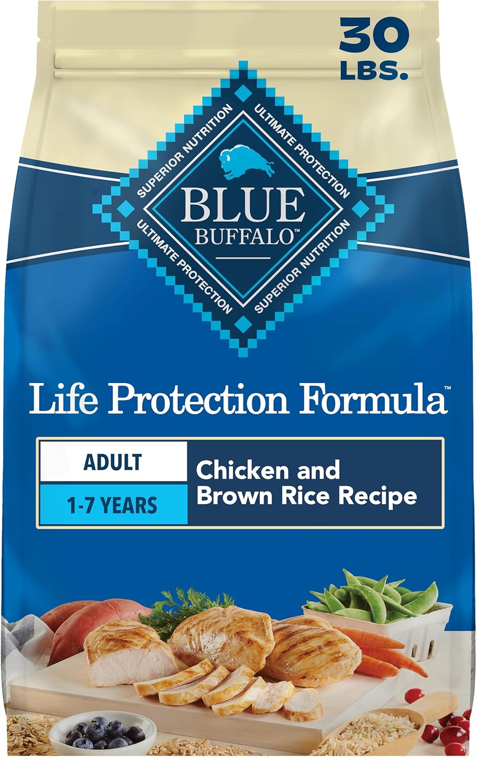 Blue Buffalo Life Protection Formula Alimento Seco para Perros Adul...