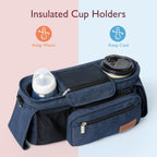 Momcozy: Organizador universal para cochecito con soporte para taza...