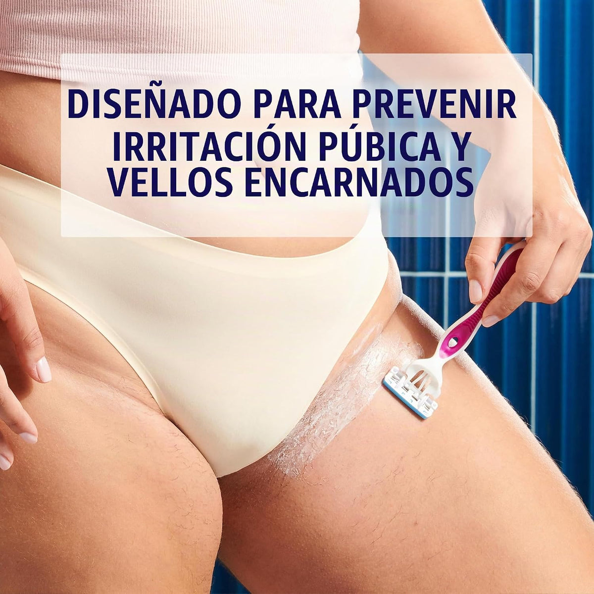 Schick Hydro Silk Máxima protección para la piel púbica, maquinilla...