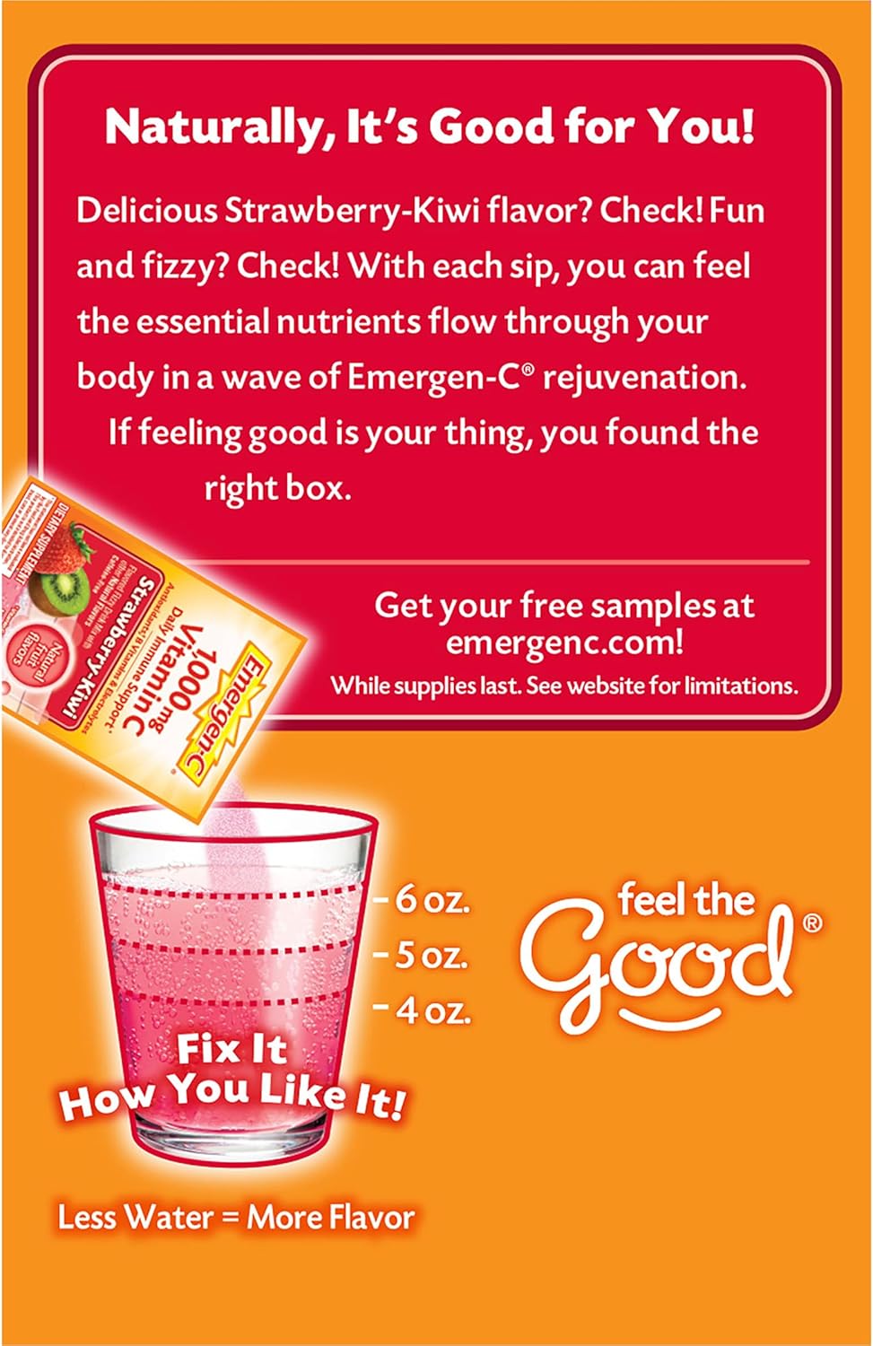 Emergen-C - 1,000 mg Vitamina C en polvo, con antioxidantes, vitami...