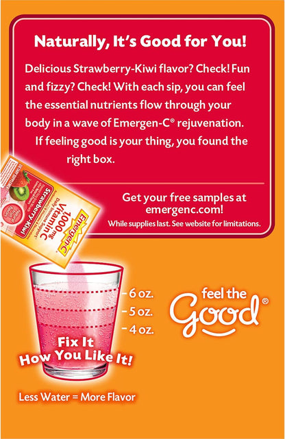 Emergen-C - 1,000 mg Vitamina C en polvo, con antioxidantes, vitami...