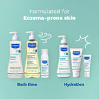 Mustela Stelatopia Aceite Limpiador para Piel con Tendencia al Eczema - Jabón para el Cuerpo del Bebé con Aceite Natural de Aguacate y Girasol - Esenciales de Cuidado de la Piel Familiar - Verificado