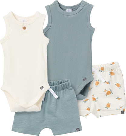 Modern Moments by Gerber Conjunto de body sin mangas y pantalones c...