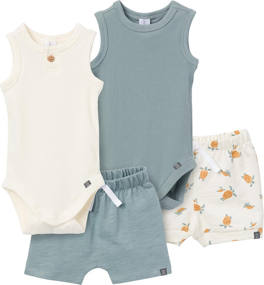 Modern Moments by Gerber Conjunto de body sin mangas y pantalones c...
