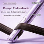 Kylara Plancha y rizador de cabello 2 en 1, 5 ajustes de calor, pla...