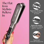 Plancha profesional Olivia Garden Titanium + Ion - Plancha de pelo...