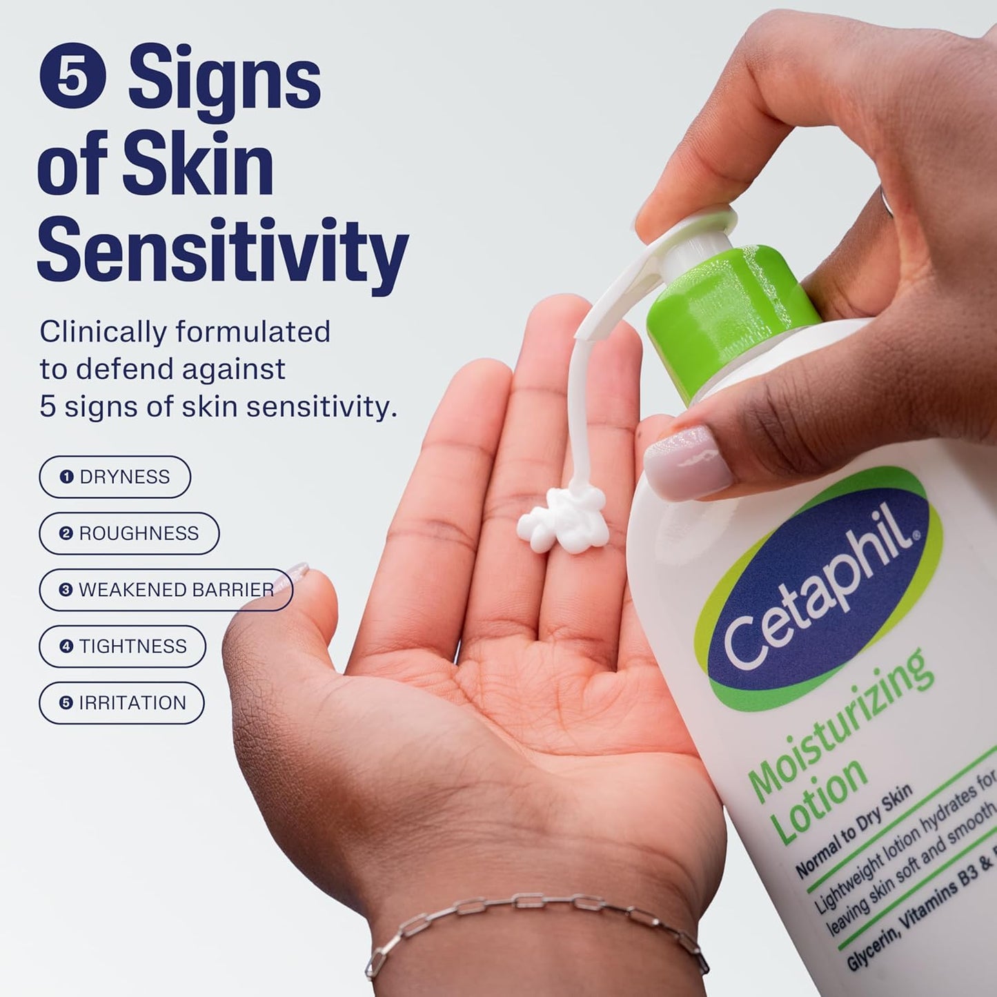 Cetaphil Lavado facial, limpiador hidratante de piel suave para pie...