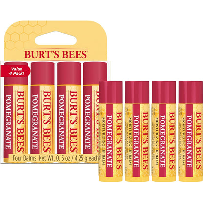 Burt's Bees Bálsamo labial - Granada, hidratante labial con cer...
