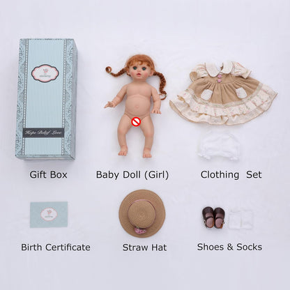Cloveray Muñecas Reborn Baby \u2013 Muñeca realista Reborn de 18 pu...