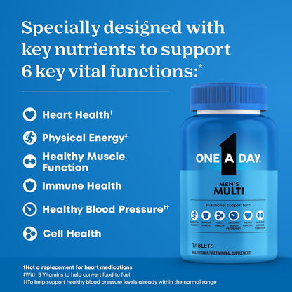 One A Day Suplemento multivitamínico para hombre con vitamina A, vi...