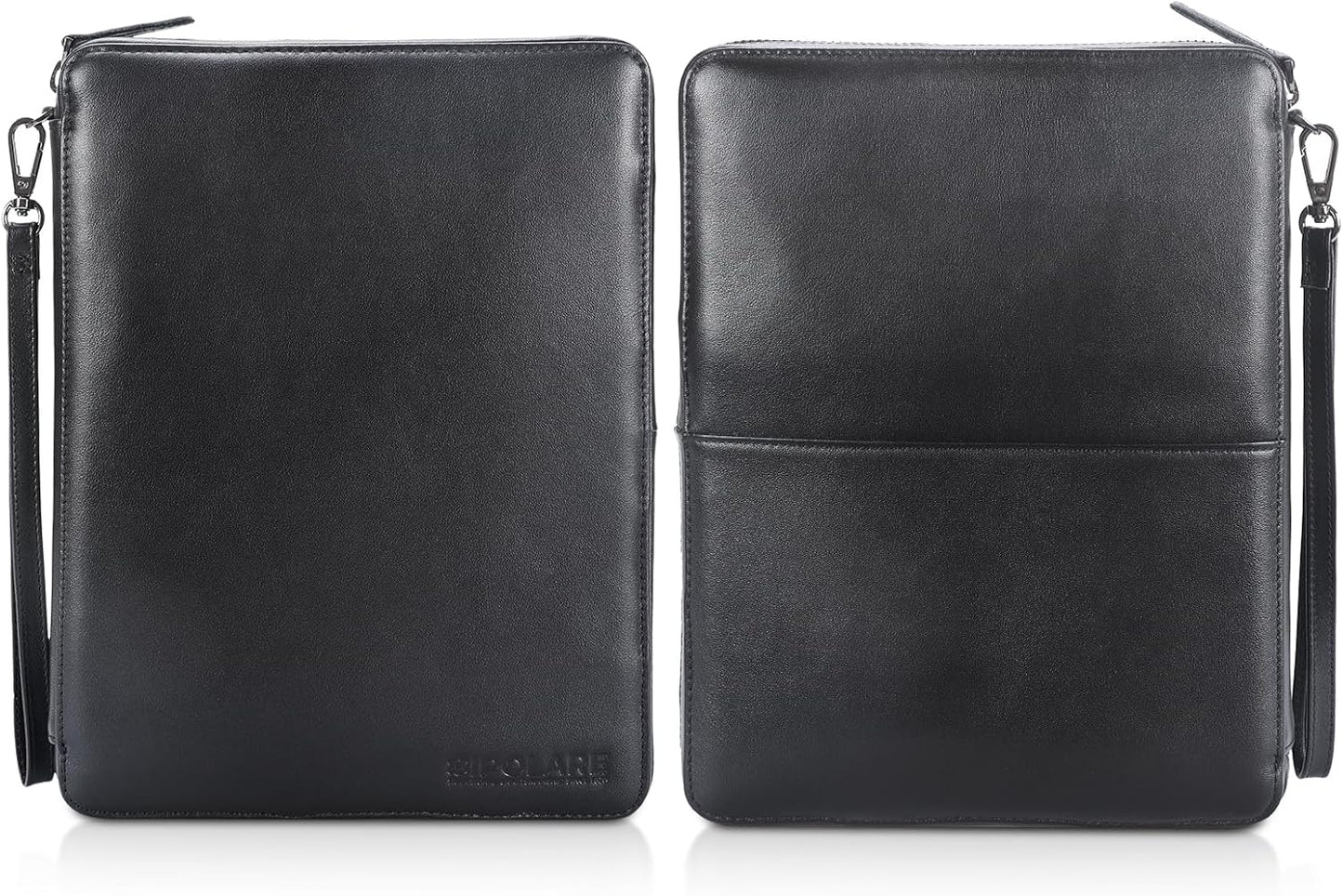 Polare - Organizador de cables de viaje de cuero de grano completo,...
