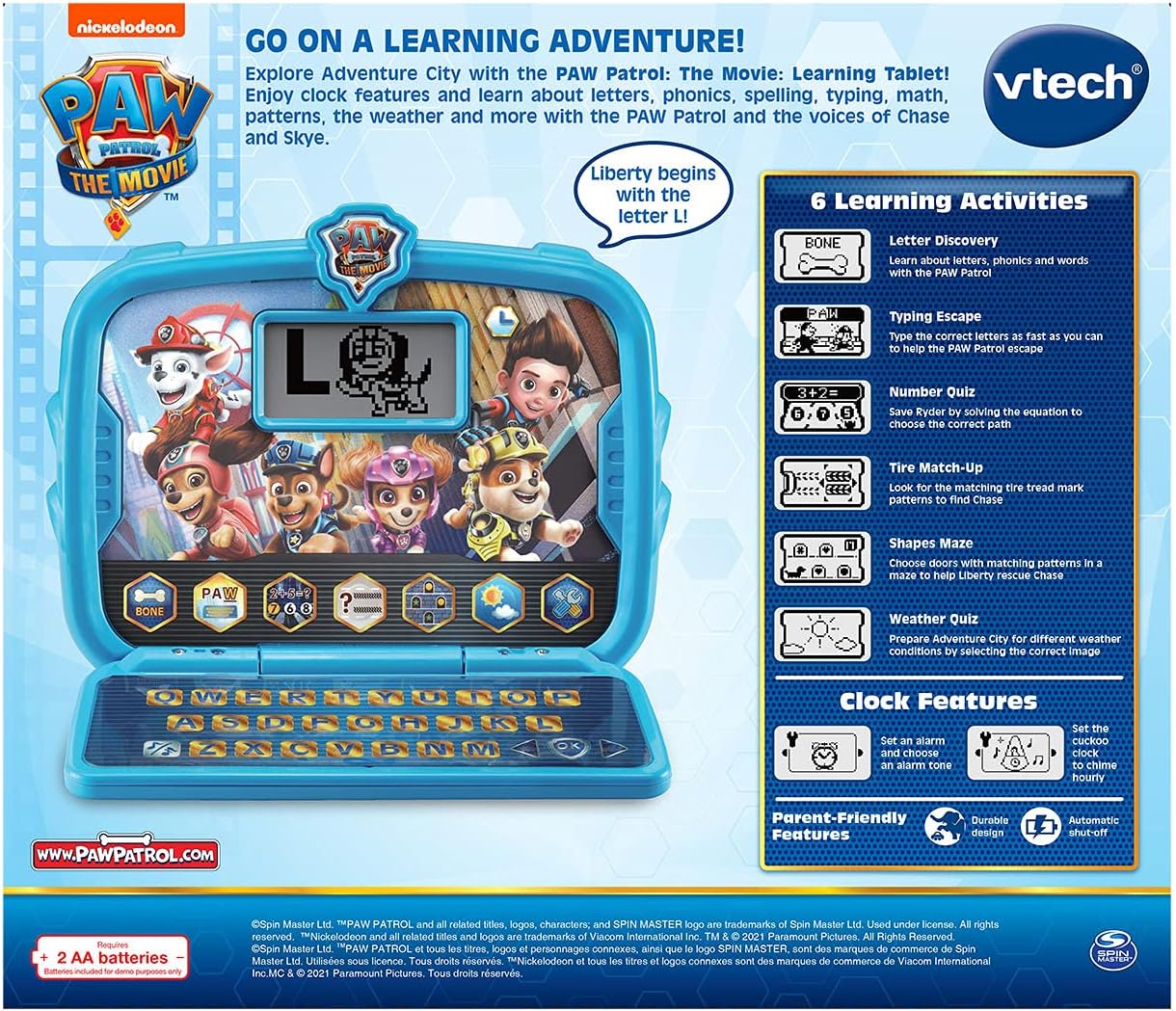 VTech Tableta de Aprendizaje PAW Patrol
