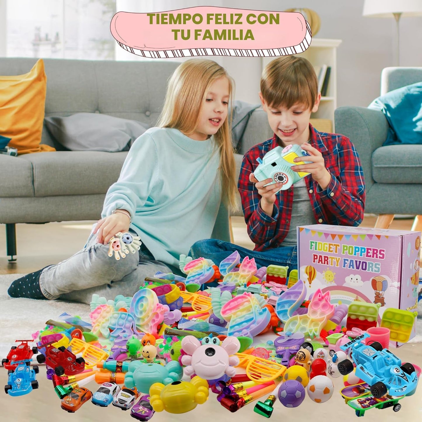 Más de 1000 piezas de recuerdos de fiesta para niños, paquete de ju...
