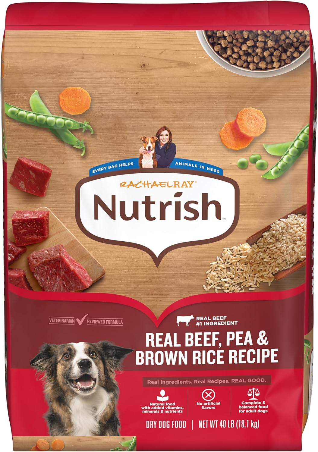 Rachael Ray Nutrish - Alimento para Perro Natural Seco