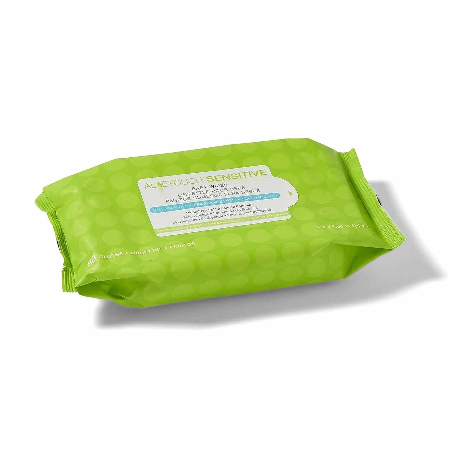 Medline AloeTouch Toallitas sensibles para bebés, paños de limpieza, 1920 unidades, sin perfume, toallitas para bebé de 5.5 x 6 pulgadas