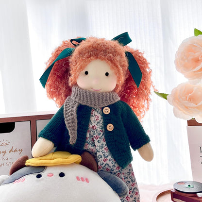 BlissfulPixie Muñeca Waldorf hecha a mano- Diana 12", Muñeca de...