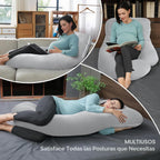 MOON PARK- Almohadas de embarazo y maternidad de cuerpo completo pa...