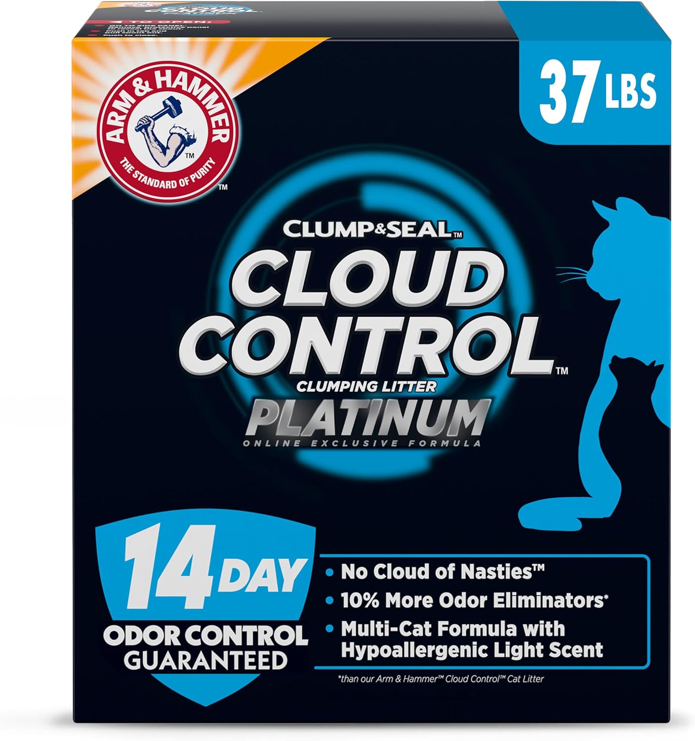 ARM &amp; HAMMER Cloud Control Platinum Arena para gatos, arena agl...