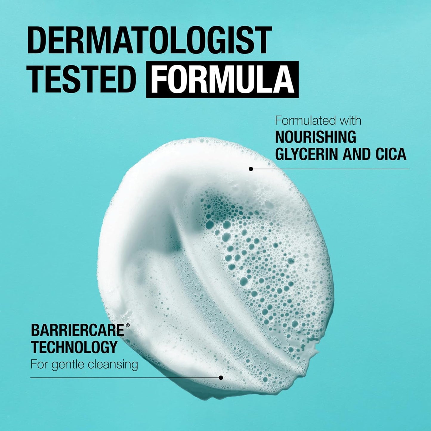 Neutrogena Crema ultra suave a espuma para piel sensible, limpiador facial suave sin fragancia, cuidado de la piel hipoalergénico, removedor de maquillaje no comedogénico, 8.5 onzas
