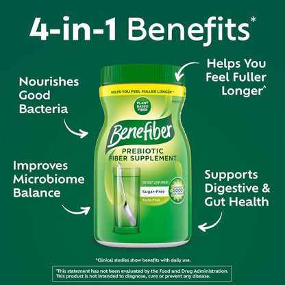 Suplemento de fibra Benefiber, sin azúcar, NOV01383, 1, 1