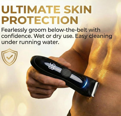Bekhic Manscape - Cortadora de pelo para ingle y cuerpo para hombre...