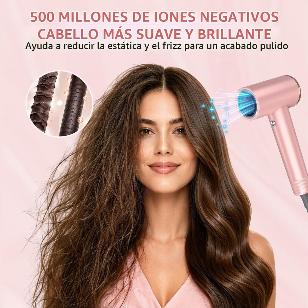 Secador de pelo iónico de alta velocidad Mythsight StyleVibe con 3...