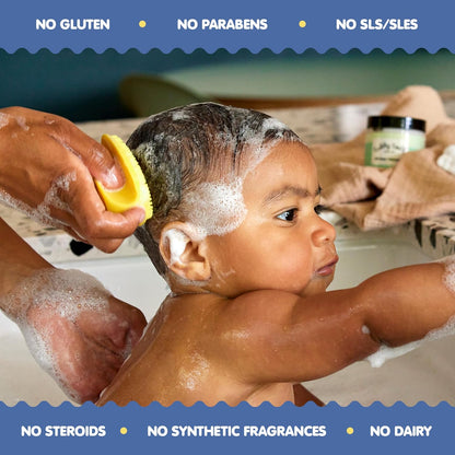 TUBBY TODD Kit de tratamiento para el cabello de bebé con costra lá...