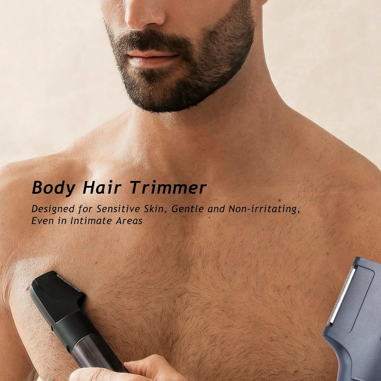Cortadora de barba para hombres, juego de afeitadoras eléctricas y...