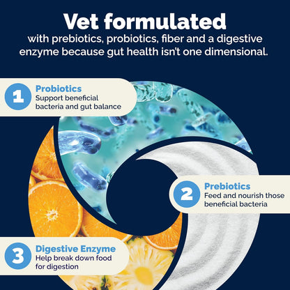 Vetnique Glandex Probióticos Diarios para Perros con Prebióticos pa...