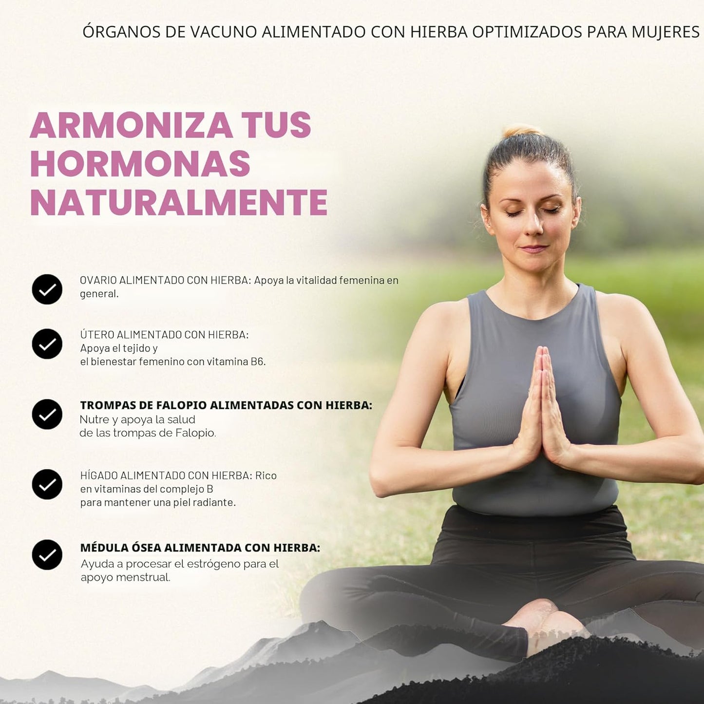 Suplemento de órganos de res para mujeres \u2013 Apoya el equilibri...