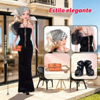 iBayda Paquete de 4 muñecas de juguete americano de moda de 11.5 pu...