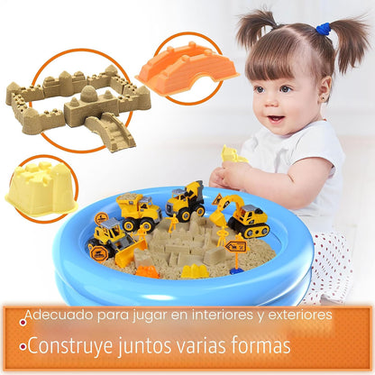YIDESTARS Kit de arena de construcción de juego, arena mágica de 2....
