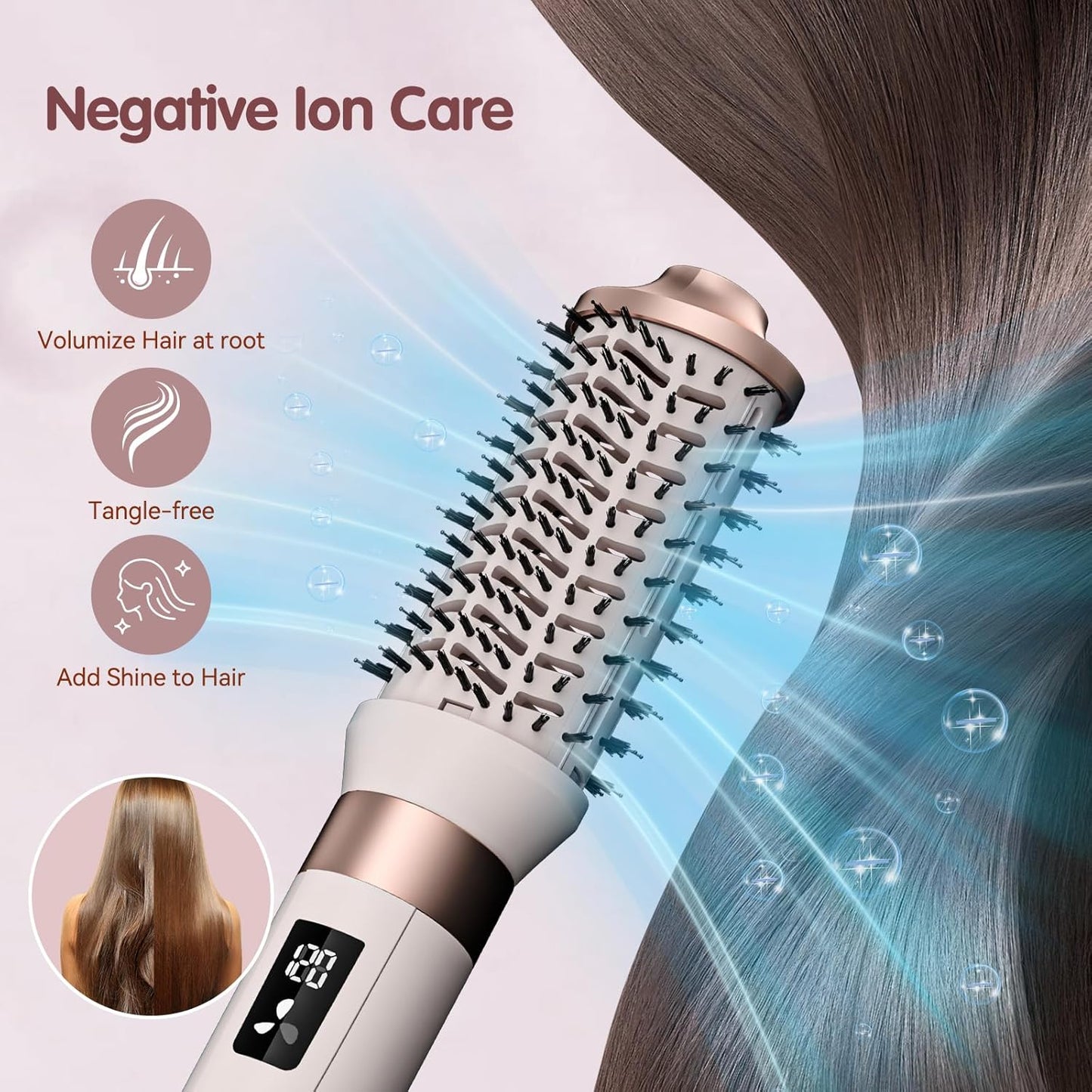 Estilizador de cabello 8 en 1, herramientas de peinado con 3 ajuste...