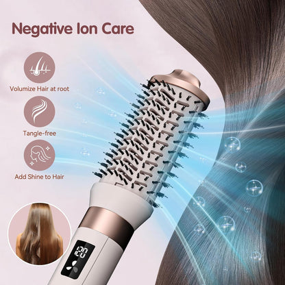 Estilizador de cabello 8 en 1, herramientas de peinado con 3 ajuste...