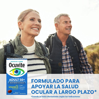 Bausch + Lomb Ocuvite Adult 50+ Suplemento de vitaminas y minerales...