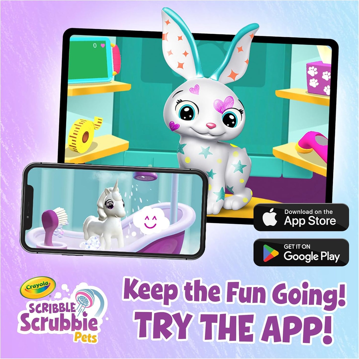 Crayola Scribble Scrubbie Pets - Juego de bañera (2.0, regalo para...