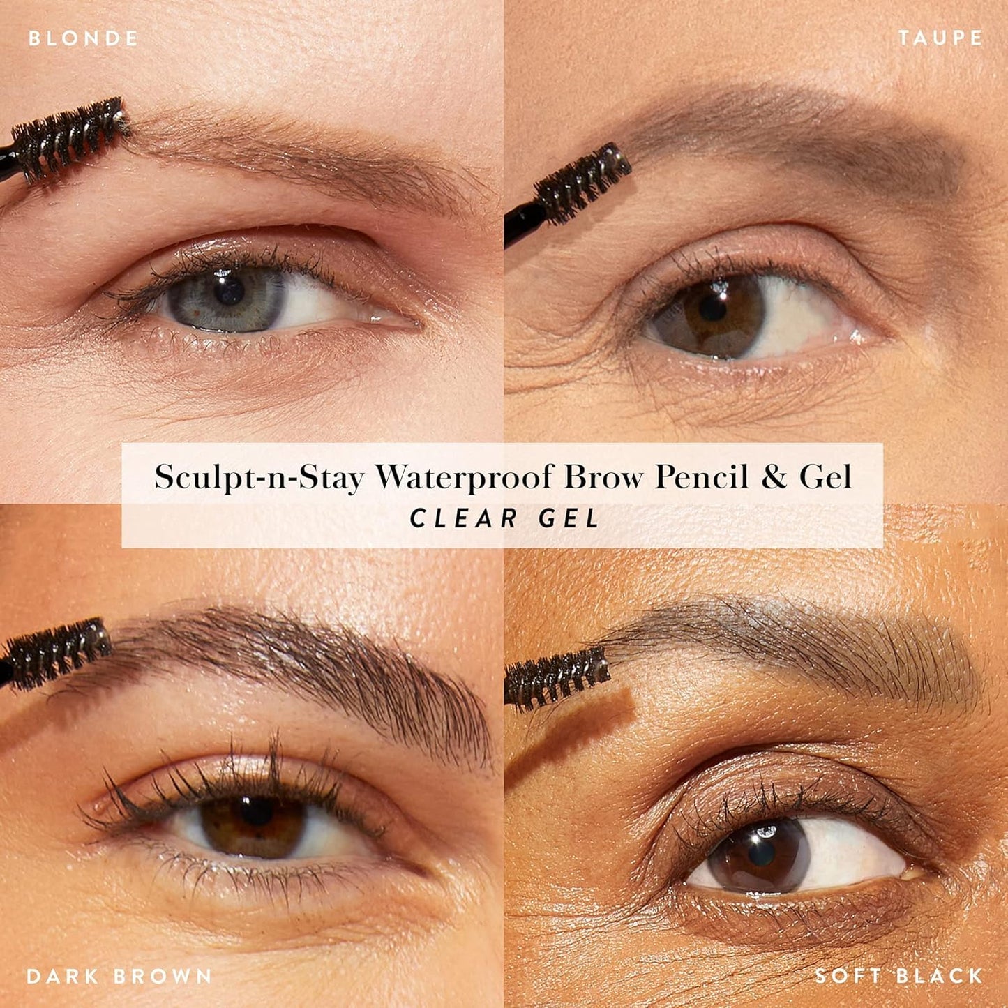 LAURA GELLER NEW YORK Sculpt-n-Stay - Lápiz de cejas impermeable y...