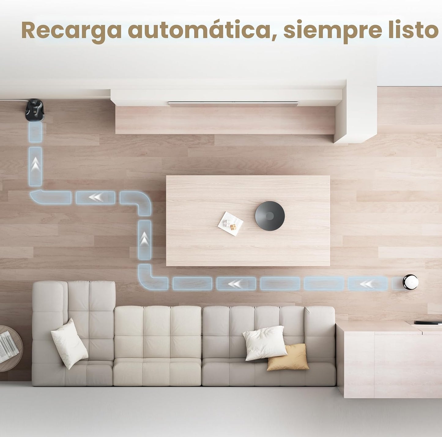 Enabot EBO Air 2 FamilyBot - Robot de cámara de seguridad para inte...