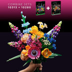 LEGO Botanicals Juego de Construcción Ramo de Flores - Flores Artif...