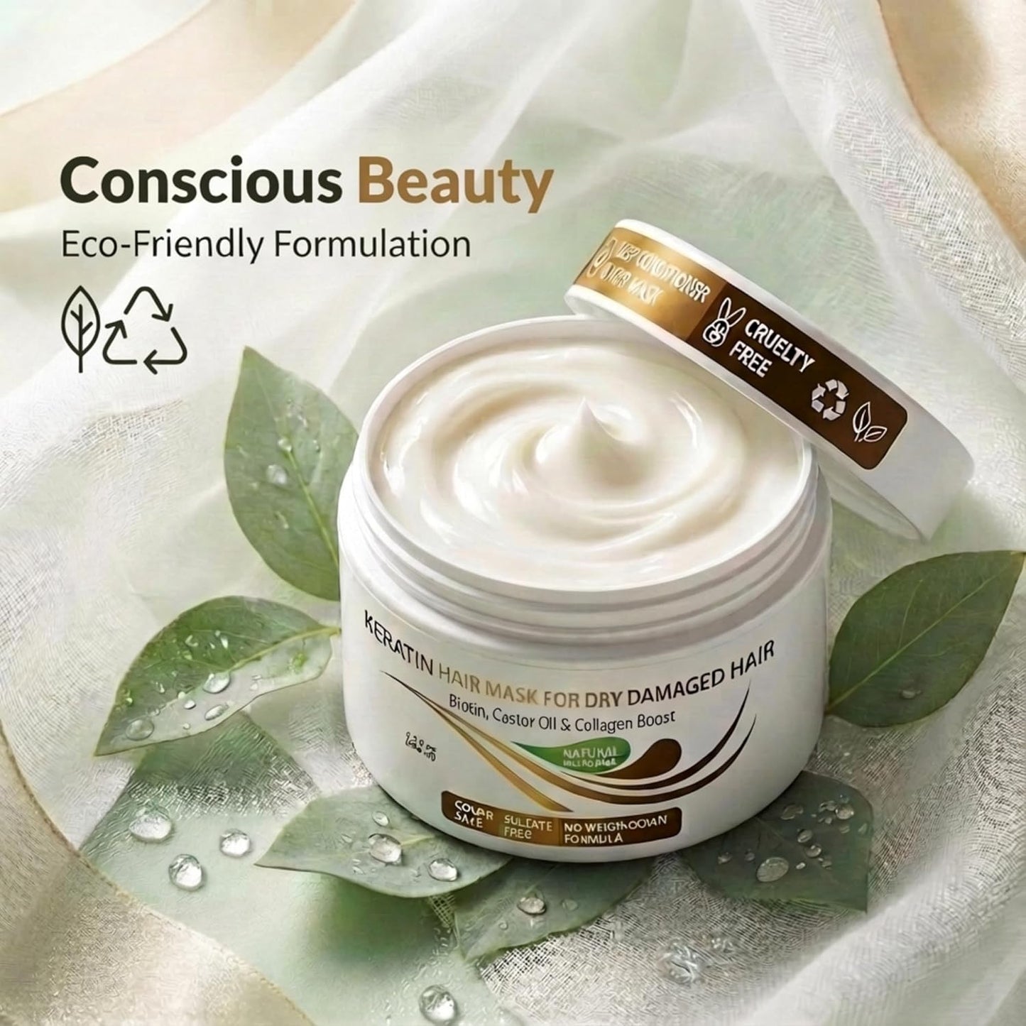 VITAMINS hair cosmetics Mascarilla capilar de queratina, tratamient...